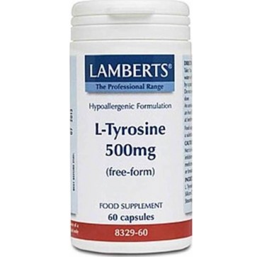 Lamberts L-tyrosine 500mg 60caps