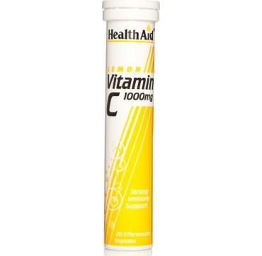 Health Aid Vitamin-c 1000mg Γεύση Lemon 20effer.tabs