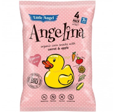 MCLLOYDS LITTLE ANGELS ANGELINA ΣΝΑΚ ΑΠΟ ΒΙΟΛΟΓΙΚΟ ΚΑΛΑΜΠΟΚΙ 30gr MCLLOYDS LITTLE ANGELS ANGELINA ΣΝΑΚ ΑΠΟ ΒΙΟΛΟΓΙΚΟ ΚΑΛΑΜΠΟΚΙ ΚΑΡΟΤΟ & ΜΗΛΟ 30gr