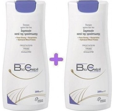 OMEGA PHARMA BIOCALPIL ΚΑΤΑ ΤΗΣ ΤΡΙΧΟΠΤΩΣΗΣ 200ml 1+1 OMEGA PHARMA BIOCALPIL ΚΑΤΑ ΤΗΣ ΤΡΙΧΟΠΤΩΣΗΣ 200ml 1+1