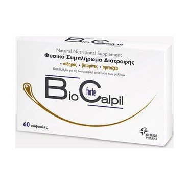 OMEGA PHARMA BIOCALPIL FORTE ΚΑΤΑ ΤΗΣ ΤΡΙΧΟΠΤΩΣΗΣ 60caps OMEGA PHARMA BIOCALPIL FORTE ΚΑΤΑ ΤΗΣ ΤΡΙΧΟΠΤΩΣΗΣ 60CAPS