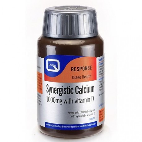 Quest Synergistic Calcium 1000mg With Vitamin D 45tabs