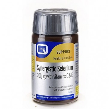 Quest Synergistic Selenium 200μg With Vitamin C & E 90tabs