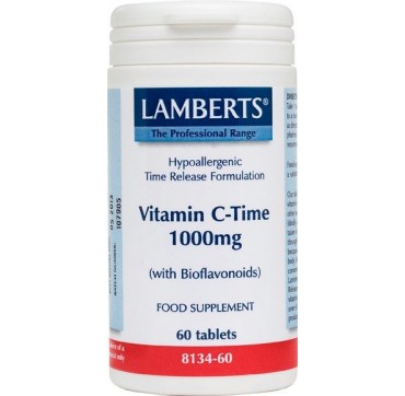 LAMBERTS VITAMIN C-TIME 1000mg 60tabs
