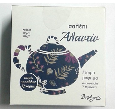 BIOAGROS ΑΛΑΝΤΙΝ ΣΑΛΕΠΙ ΚΛΑΣΣΙΚΟ ΧΩΡΙΣ ΖΑΧΑΡΗ 84gr BIOAGROS ΑΛΑΝΤΙΝ ΣΑΛΕΠΙ ΚΛΑΣΣΙΚΟ ΧΩΡΙΣ ΖΑΧΑΡΗ 84gr