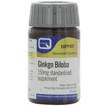 Quest Ginkgo Biloba Tabl 150mg 60tabs