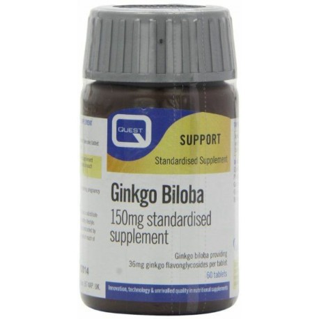 QUEST GINKGO BILOBA TABL 150mg 60 tabs