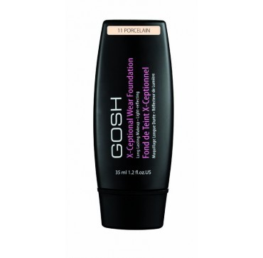 GOSH X-CEPTIONAL WEAR MAKE-UP 11 PORCELAIN 35ML GOSH X-CEPTIONAL WEAR MAKE-UP 11 PORCELAIN 35ML