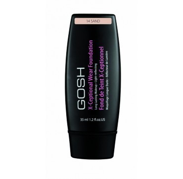 GOSH X-CEPTIONAL WEAR MAKE-UP 14 SAND 35ML GOSH X-CEPTIONAL WEAR MAKE-UP 14 SAND 35ML