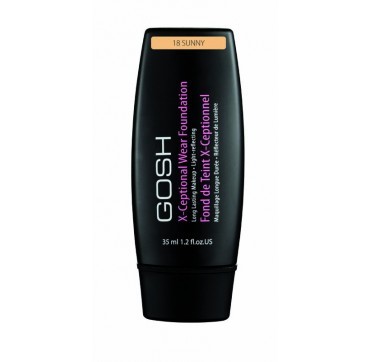 GOSH X-CEPTIONAL WEAR MAKE-UP 18 SUNNY 35ML GOSH X-CEPTIONAL WEAR MAKE-UP 18 SUNNY 35ML