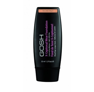 GOSH X-CEPTIONAL WEAR MAKE-UP 19 CHESTNUT 35ML GOSH X-CEPTIONAL WEAR MAKE-UP 19 CHESTNUT 35ML