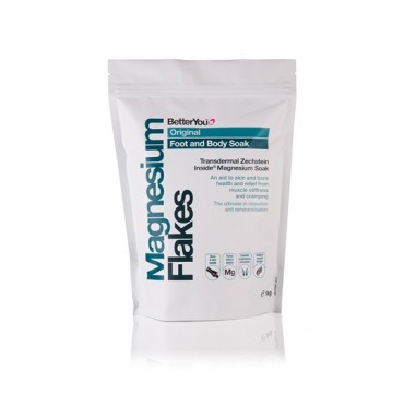 BetterYou MAGNESIUM FLAKES ORIGINAL FOOT AND BODY SOAK 1KG Better You MAGNESIUM FLAKES FOOT AND BODY SOAK 1KG