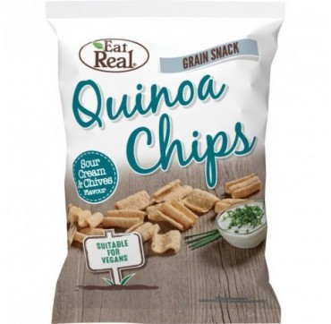 Eat Real Quinoa Sour Cream & Chives (gluten Free & Vegan) 80g