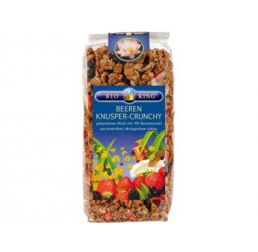BIOKING BEEREN KNUSPER-CRUNCHY ΤΡΑΓΑΝΟ ΜΟΥΣΛΙ ΜΕ ΚΟΚΚΙΝΑ ΦΡΟΥΤΑ 375 G BIOKING BEEREN KNUSPER-CRUNCHY ΤΡΑΓΑΝΟ ΜΟΥΣΛΙ ΜΕ ΚΟΚΚΙΝΑ ΦΡΟΥΤΑ 375 G
