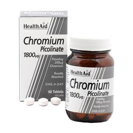 Healthaid Chromium Picolinate 1800μg 60tabs