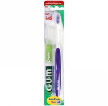 GUM Οδοντόβουρτσα Ortho Brush 124 1Τμχ GUM Οδοντόβουρτσα Ortho Brush 124 1Τμχ