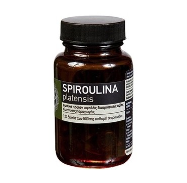 Spiroulina Platensis Mε Ιώδιο 500mg 120tabs Spiroulina Platensis Mε Ιώδιο 500mg 120tabs