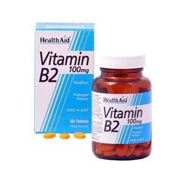 Healthaid Vitamin B2 100mg Prolonged Release 60tabs