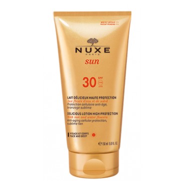 Nuxe Sun Milky Lotion For Face & Body -αντιηλιακό Γαλάκτωμα Για Πρόσωπο Και Σώμα Spf 30