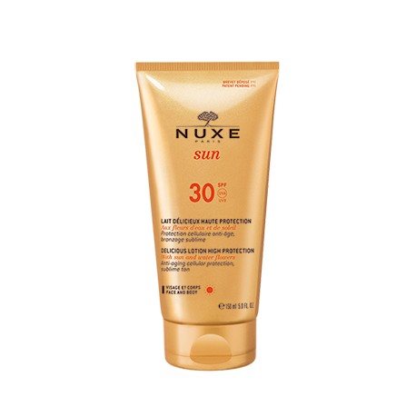 Nuxe SUN milky lotion for face & body -Αντηλιακο γαλάκτωμα για πρόσωπο και σώμα SPF 30