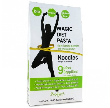 Bioagros Magic Diet Pasta Noodles 275 gr BIOAGROS Magic Diet Pasta Noodles 275 gr