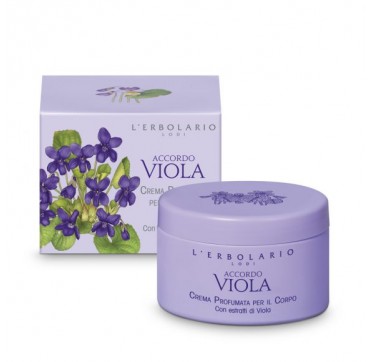 L'erbolario Accordo Viola Perfumed Body Cream - Αρωματισμένη Κρέμα Σώματος Με Βιολέτα 200ml