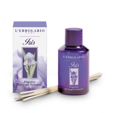 L'erbolario Iris Fragrance For Scented Wood Sticks 125ml 
