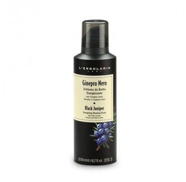 L'ERBOLARIO BLACK JUNIPER ENERGISING SHAVING FOAM 200ML L'ERBOLARIO BLACK JUNIPER ENERGISING SHAVING FOAM 200ML