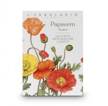 L'erbolario Sweet Poppy Perfumed Sachet For Drawers 