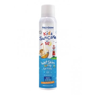 Frezyderm Kids Sun Care Spf50+ Wet Skin Spray Αντηλιακό Spray Για Παιδιά 200ml