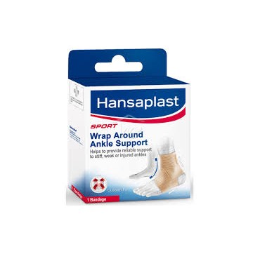 HANSAPLAST Επιστραγαλίδα Wrap Around Ankle Support - One Size - 1τμχ HANSAPLAST Επιστραγαλίδα Wrap Around Ankle Support Μέγεθος M