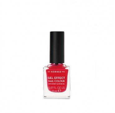 Korres 19 Watermelon Gel Effect Nail Colour With Sweet Almond Oil 11ml