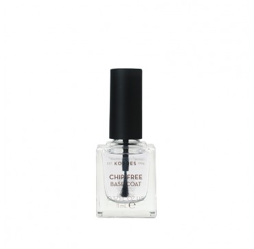 KORRES CHIP-FREE BASE COAT GEL EFFECT NAIL COLOUR 11ML KORRES CHIP-FREE BASE COAT GEL EFFECT NAIL COLOUR 11ML