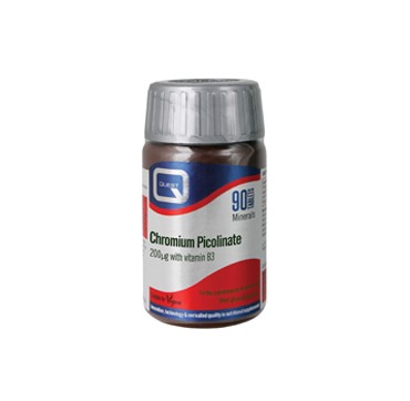 QUEST CHROMIUM PICOLINATE 200μg WITH VITAMIN B3 90 TABS QUEST CHROMIUM PICOLINATE 200μg WITH VITAMIN B3 90 TABS