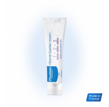 MUSTELA VITAMIN BARRIER CREAM 123 SKIN DISCOMFORT ΚΡΕΜΑ ΓΙΑ ΤΗΝ ΑΛΛΑΓΗ ΠΑΝΑΣ 100ML MUSTELA VITAMIN BARRIER CREAM 123 SKIN DISCOMFORT ΚΡΕΜΑ ΓΙΑ ΤΗΝ ΑΛΛΑΓΗ ΠΑΝΑΣ 100ML