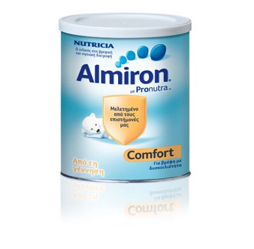 NUTRICIA ALMIRON COMFORT 400g NUTRICIA ALMIRON COMFORT ΕΙΔΙΚΟ ΓΑΛΑ ΓΙΑ ΒΡΕΦΗ ΓΙΑ ΤΗΝ ΑΝΤΙΜΕΤΩΠΙΣΗ ΤΗΣ ΔΥΣΚΟΙΛΙΟΤΗΤΑΣ 400G