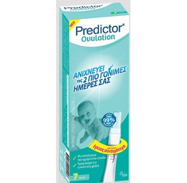 OMEGA PHARMA PREDICTOR OVULATION ΤΕΣΤ ΟΩΡΡΗΞΙΑΣ (ΠΕΡΙΕΧΕΙ 7 ΤΕΣΤ) OMEGA PHARMA PREDICTOR OVULATION ΤΕΣΤ ΟΩΡΡΗΞΙΑΣ (ΠΕΡΙΕΧΕΙ 7 ΤΕΣΤ)