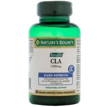 NATURE'S BOUNTY TONALIN CLA ΣΥΖΕΥΓΜΕΝΟ ΛΙΝΟΛΕΪΚΟ ΟΞΥ 1000MG 60SOFTGELS FAST RELEASE NATURE'S BOUNTY TONALIN CLA ΣΥΖΕΥΓΜΕΝΟ ΛΙΝΟΛΕΪΚΟ ΟΞΥ 1000MG 60SOFTGELS FAST RELEASE