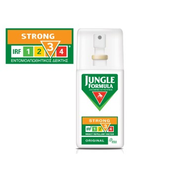 Omega Pharma Jungle Formula Strong Original Irf3 Εντομοαπωθητικό Κουνουπιών 75ml