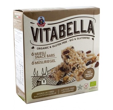 VITABELLA GLUTEN FREE ORGANIC MUESLI SNACK ΜΠΑΡΕΣ ΔΗΜΗΤΡΙΑΚΩΝ ΧΩΡΙΣ ΓΛΟΥΤΕΝΗ 6TMX VITABELLA GLUTEN FREE ORGANIC MUESLI SNACK ΜΠΑΡΕΣ ΔΗΜΗΤΡΙΑΚΩΝ ΧΩΡΙΣ ΓΛΟΥΤΕΝΗ 6TMX
