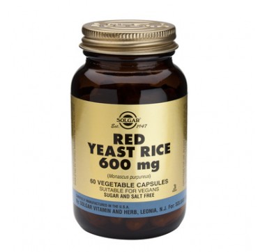 SOLGAR RED YEAST RICE 600MG 60VEG.CAPS SOLGAR RED YEAST RICE 600MG 60VEG.CAPS