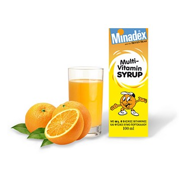 SEVEN SEAS MINADEX MULTI-VITAMIN SYRUP ΠΟΛΥΒΙΤΑΜΙΝΟΥΧΟ ΣΥΜΠΛΗΡΩΜΑ ΔΙΑΤΡΟΦΗΣ100ML SEVEN SEAS MINADEX MULTI-VITAMIN SYRUP ΠΟΛΥΒΙΤΑΜΙΝΟΥΧΟ ΣΥΜΠΛΗΡΩΜΑ ΔΙΑΤΡΟΦΗΣ100ML
