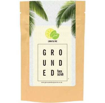 GROUNDED FACE SCRUB SWEET ORANGE 60g GROUNDED FACE SCRUB LEMON TREE TEA 60g