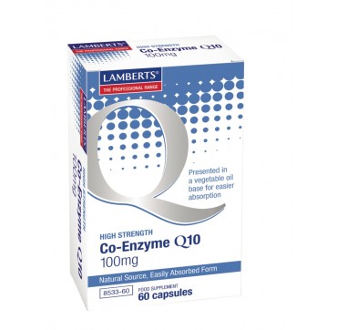 LAMBERTS CO-ENZYME Q10 100MG 60caps LAMBERTS CO-ENZYME Q10 100MG 60caps