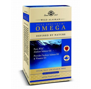 Solgar Wild Alaskan Full Spectrum Omega 120softgels Solgar Wild Alaskan Full Spectrum Omega 120softgels
