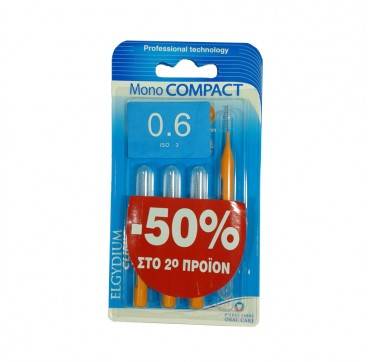ELGYDIUM CLINIC MONO COMPACT 0.6 1+1 ΜΕ 50% ΣΤΟ 2ο ΠΡΟΪΟΝ 4 ΤΕΜ. ELGYDIUM CLINIC MONO COMPACT 0.6 1+1 ΜΕ 50% ΣΤΟ 2ο ΠΡΟΪΟΝ 4 ΤΕΜ.