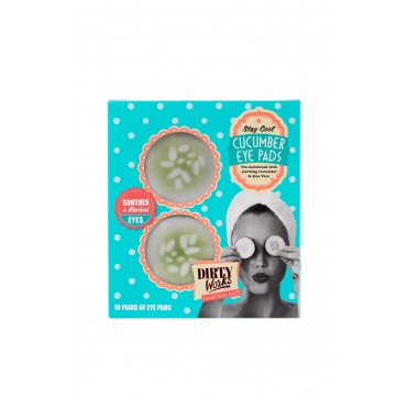 DIRTY WORKS STAY COOL CUCUMBER EYE PADS 10x8ml DIRTY WORKS STAY COOL CUCUMBER EYE PADS 10pairsx8ml
