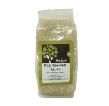 BIOAGROS WHITE BASMATI RICE ΒΙΟΛΟΓΙΚΟ ΡΥΖΙ ΜΠΑΣΜΑΤΙ ΛΕΥΚΟ 500G BIOAGROS WHITE BASMATI RICE ΒΙΟΛΟΓΙΚΟ ΡΥΖΙ ΜΠΑΣΜΑΤΙ ΛΕΥΚΟ 500G