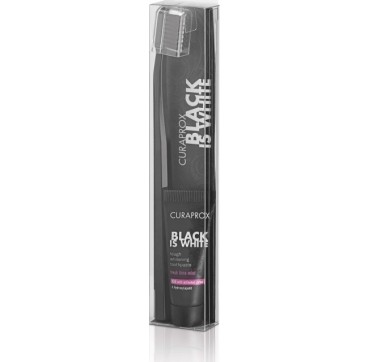 CURAPROX BLACK IS WHITE SET Curaprox Black Is White Οδοντόβουρτσα +Οδοντόκρεμα 8ml