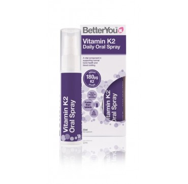Better You Vitamin K2 Daily Oral Spray 180mg 25ml
